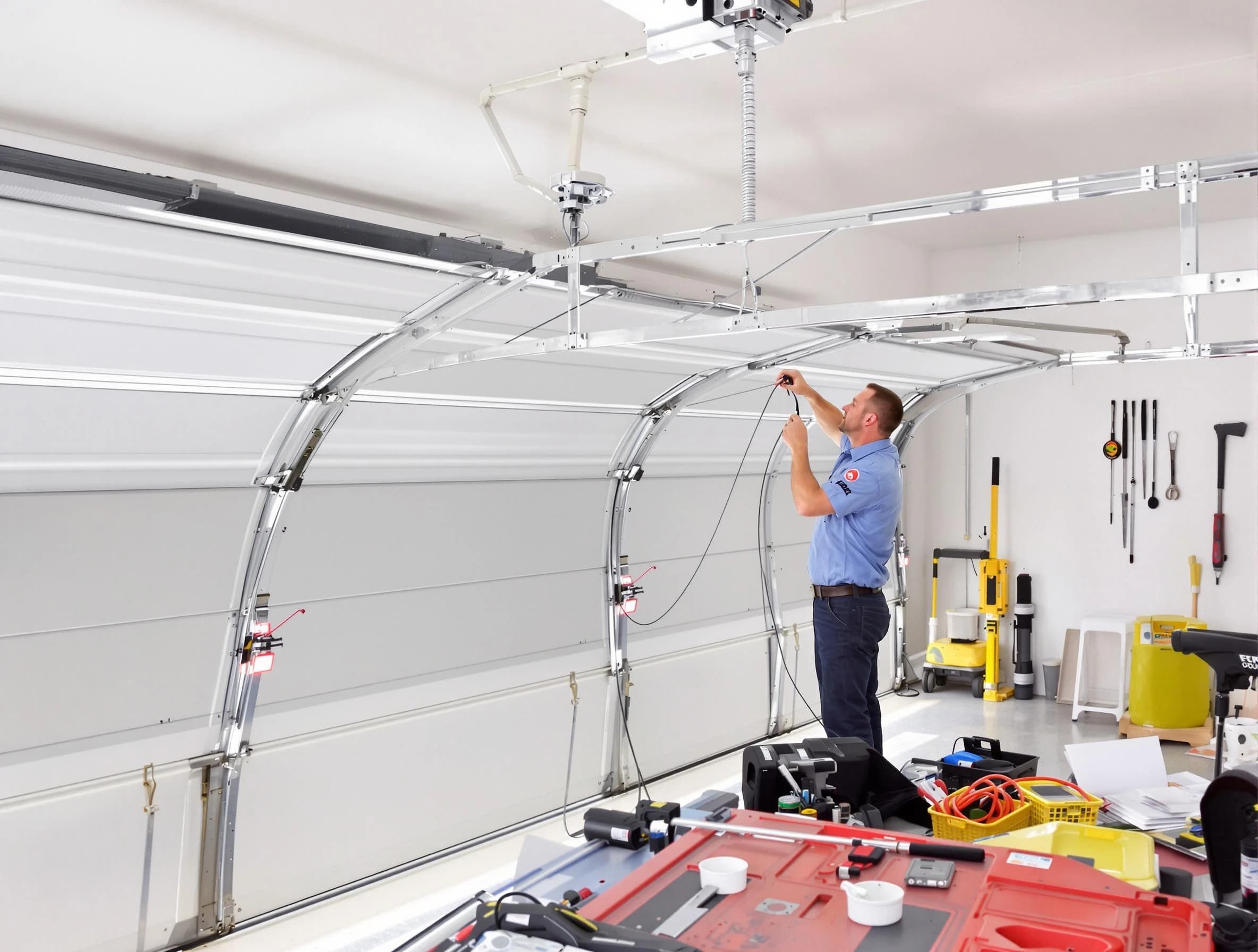 Garage door cable repair service by McDonough Garage Door Repair in McDonough