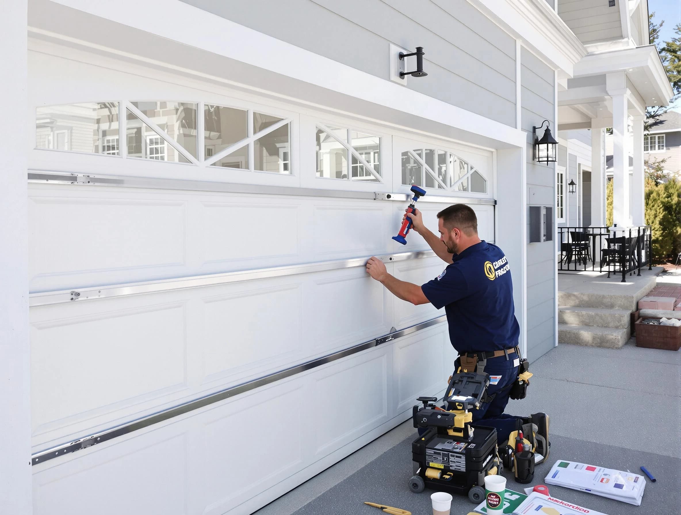 Professional garage door installation by McDonough Garage Door Repair in McDonough