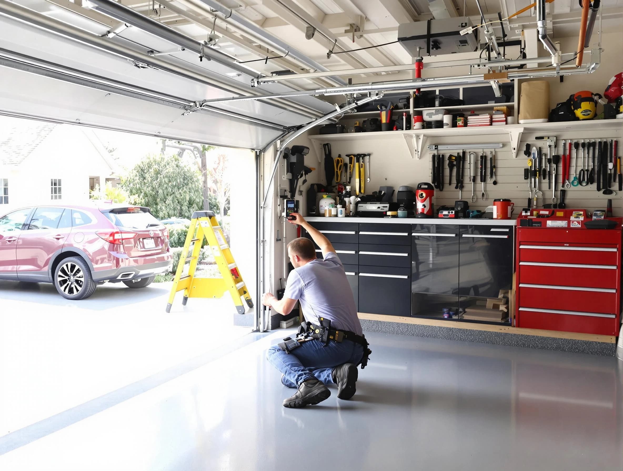 Local garage door repair service by McDonough Garage Door Repair in McDonough