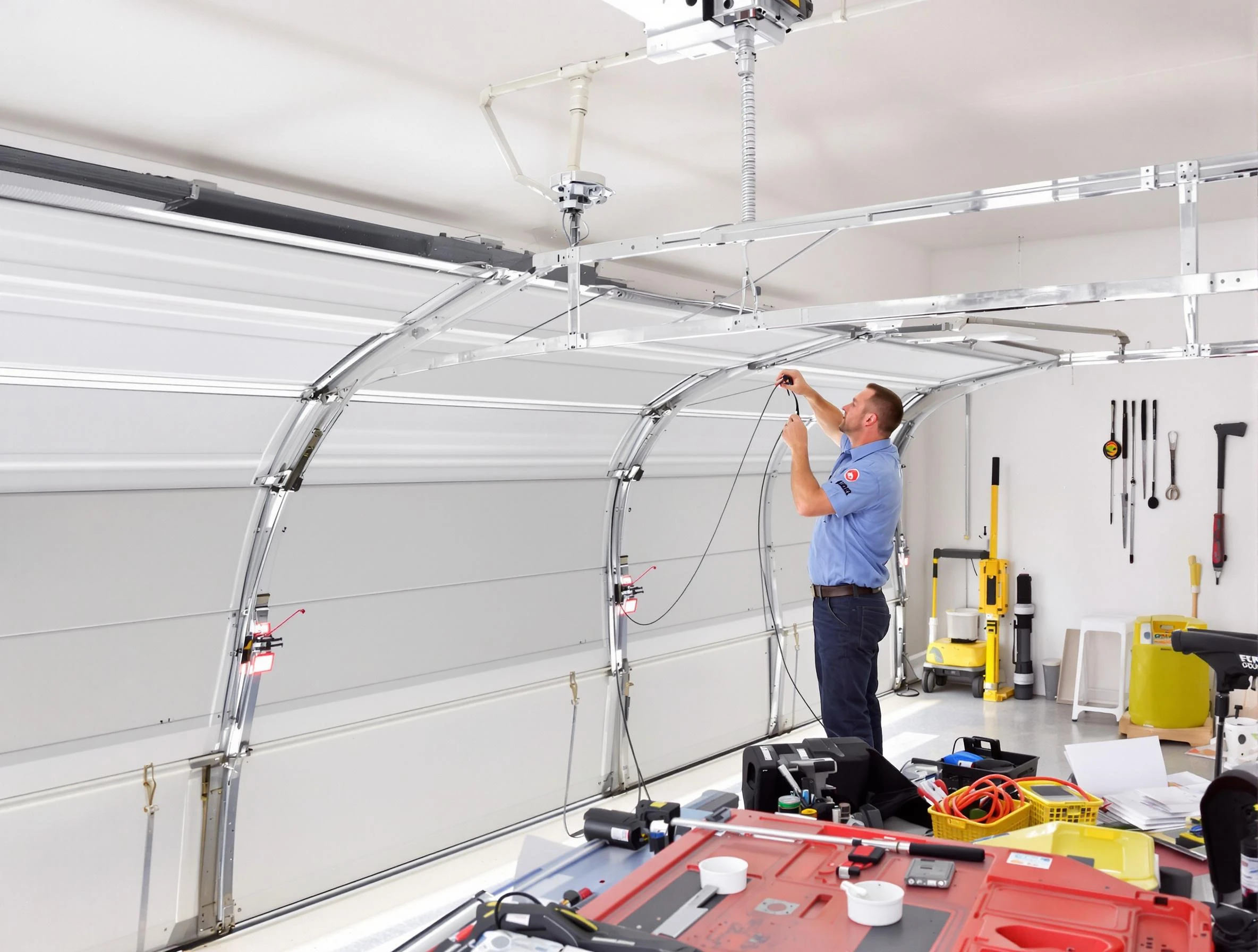 Garage door cable repair service by McDonough Garage Door Repair in McDonough