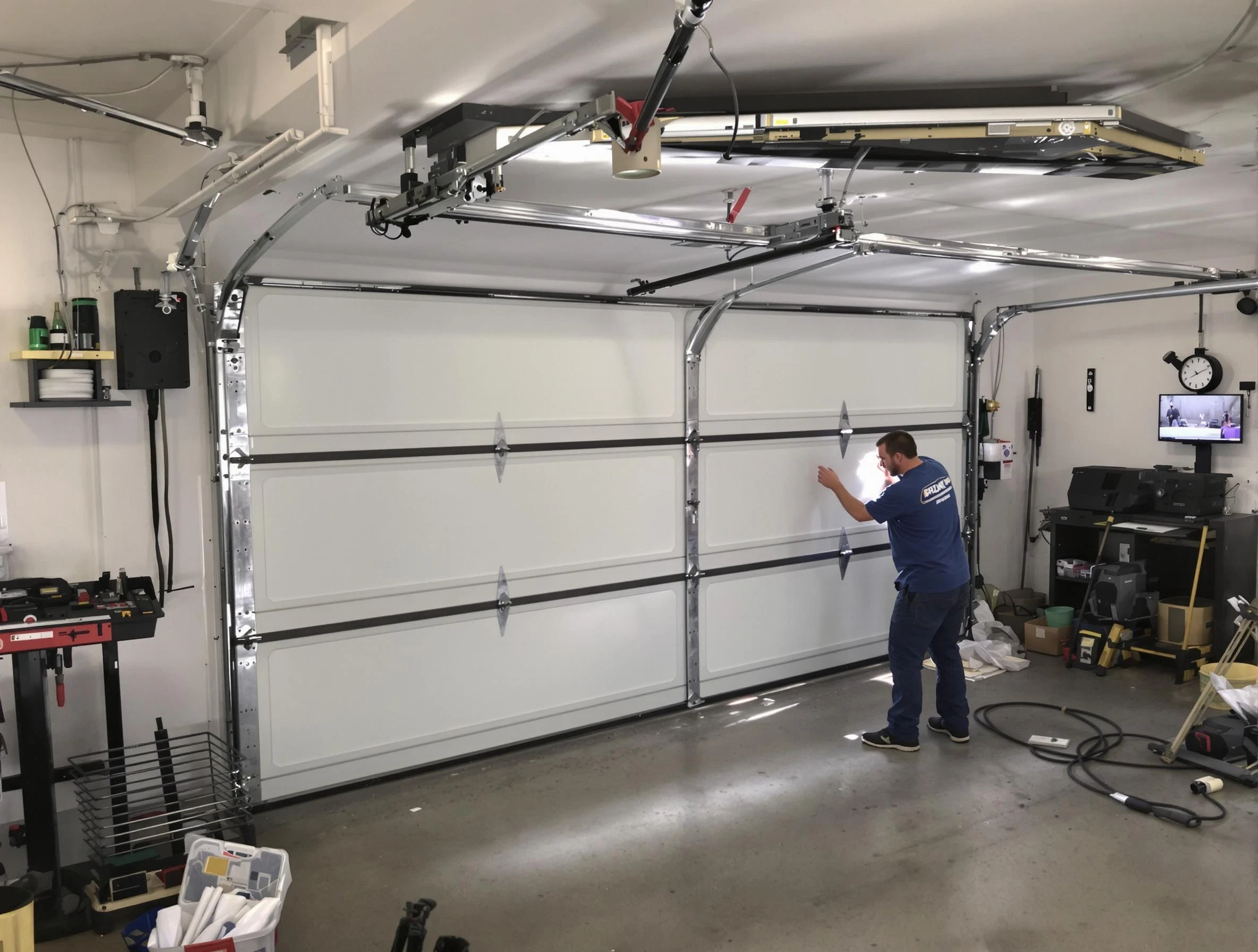 Professional garage door repair service by McDonough Garage Door Repair in McDonough